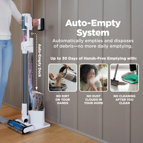 Shark Clean & Empty cordless vacuum lightweight design for easy maneuverability
