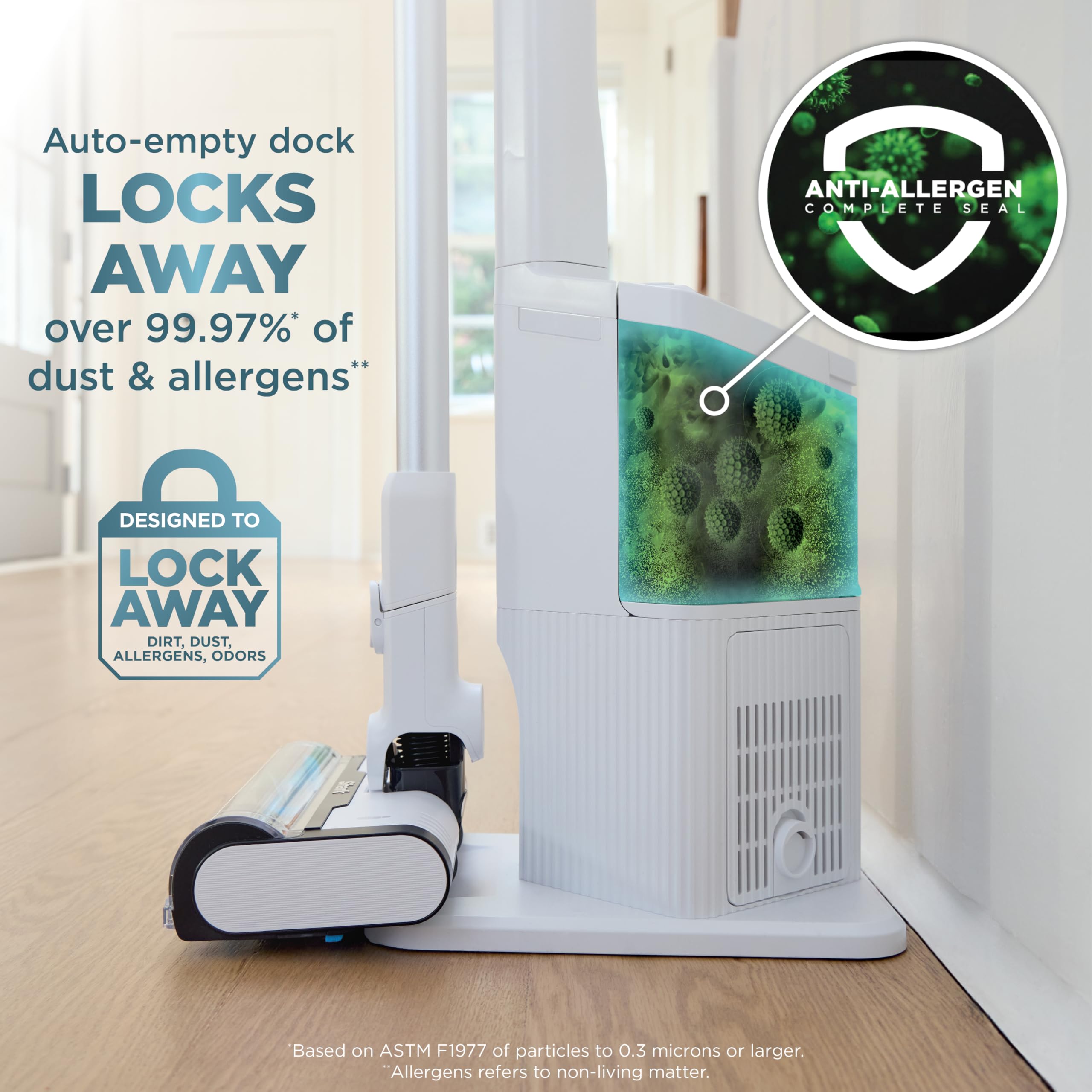 Shark offers up to 40 minutes runtime for larger homes.