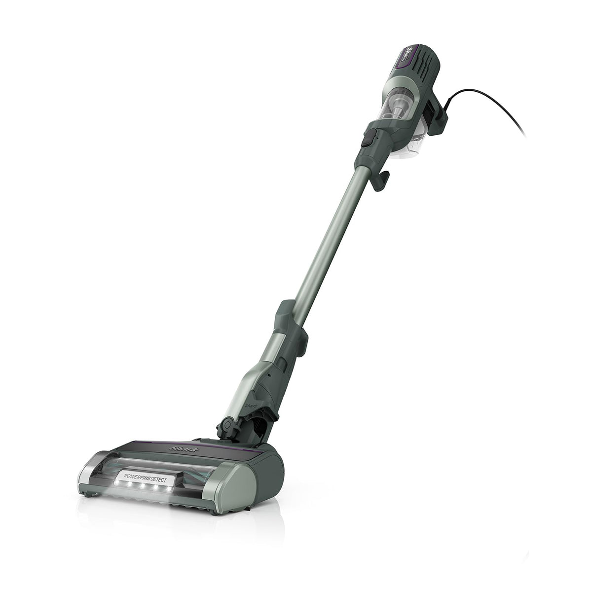 Shark Detect Ultralight vacuum front view for easy stairs and quick cleans.