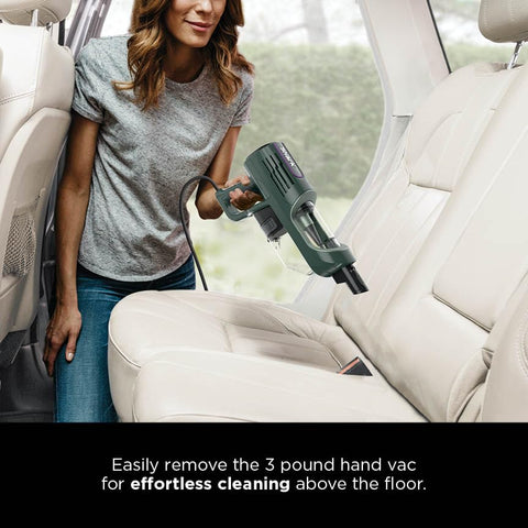 Shark Detect Ultralight pet-hair pickup excels on carpets and furniture with strong suction.