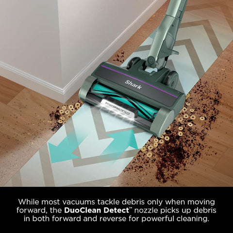 Shark Detect Ultralight self-cleaning brushroll reduces hair wrap during cleaning.