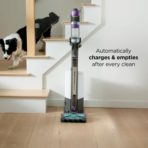 Shark DuoClean Detect nozzle captures more dirt on all floors.