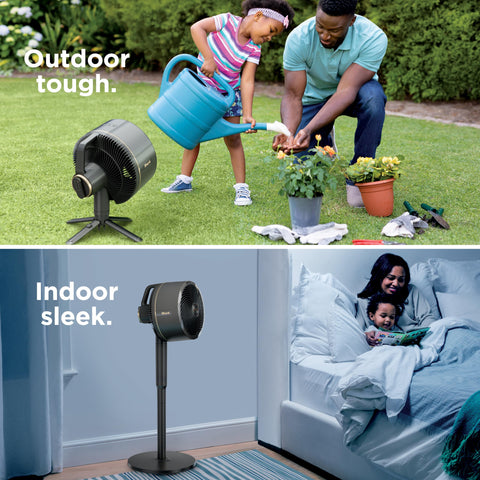 Shark FlexBreeze delivers up to 70 feet of cooling for large spaces.