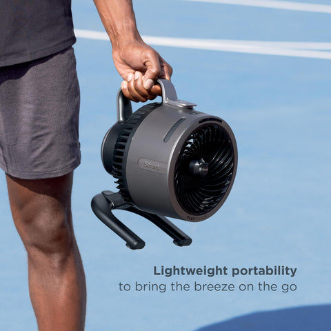 Shark FlexBreeze HydroGo breeze in motion during activity