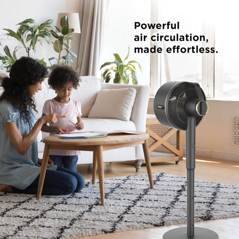 Shark FlexBreeze pedestal base offers stable outdoor setup