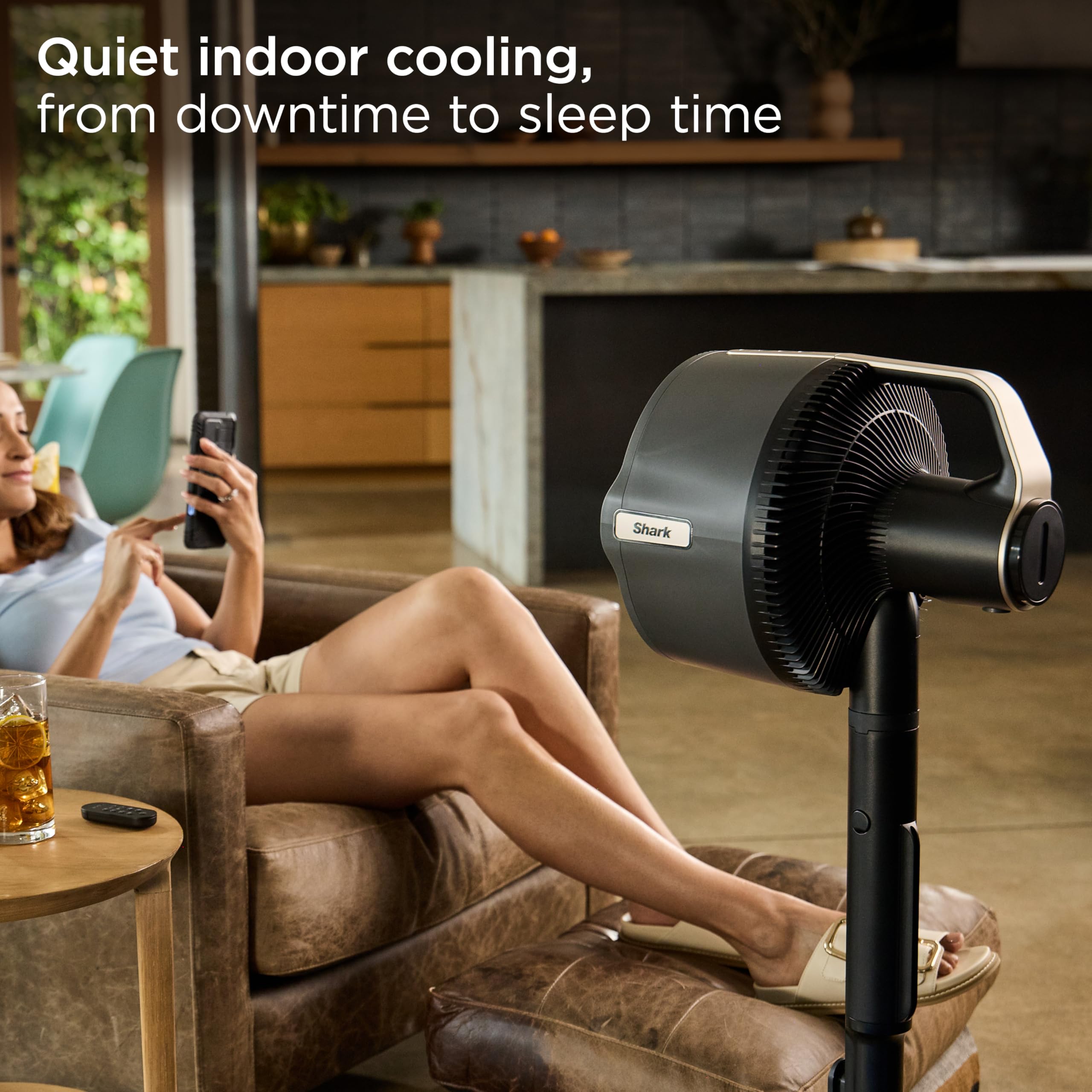 Shark FlexBreeze Pro Mist Fan operating cordless for portable cooling anywhere