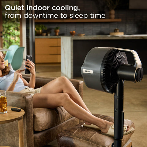 Shark FlexBreeze Pro Mist Fan operating cordless for portable cooling anywhere