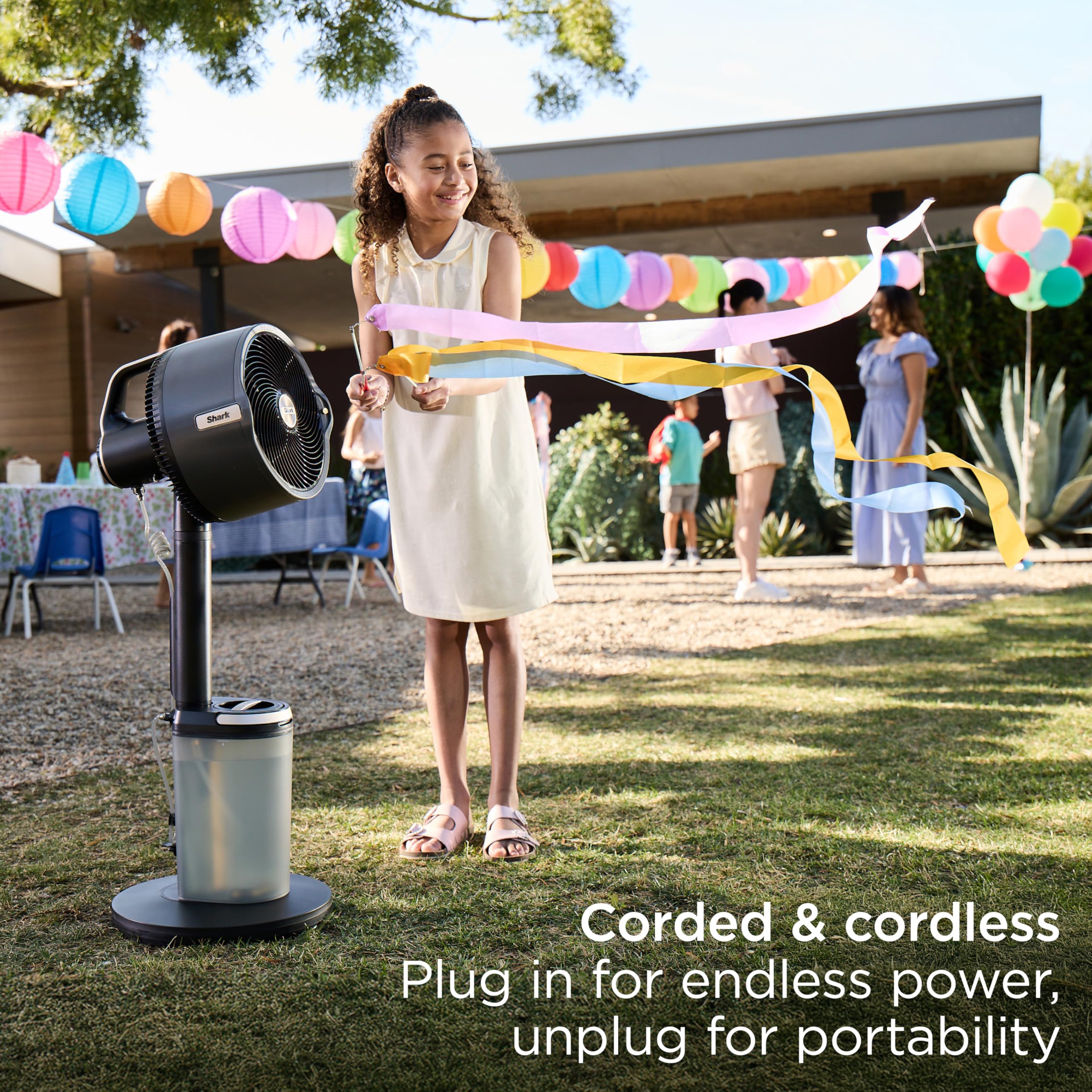 Shark FlexBreeze Pro Mist Fan remote control for easy adjustments