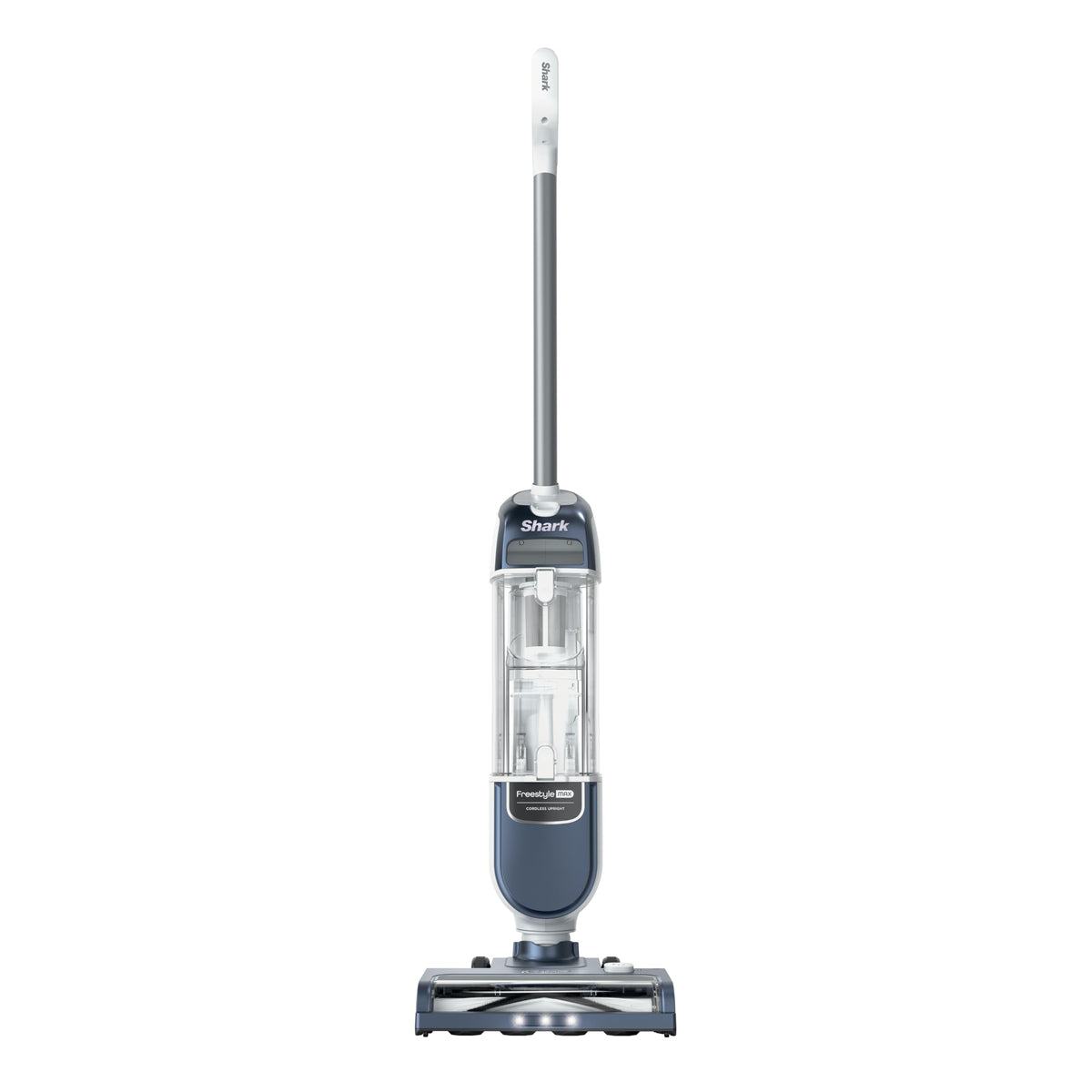 Shark Freestyle Max cordless upright front view shows lightweight design for easy cleaning.
