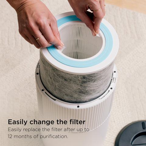 Shark HP102 compact portable design on a desk as a cleaning solution.