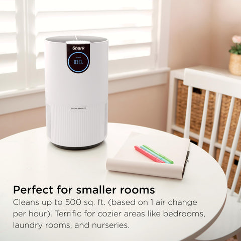 Shark HP102 quiet sleep mode operates with minimal nighttime disturbance.