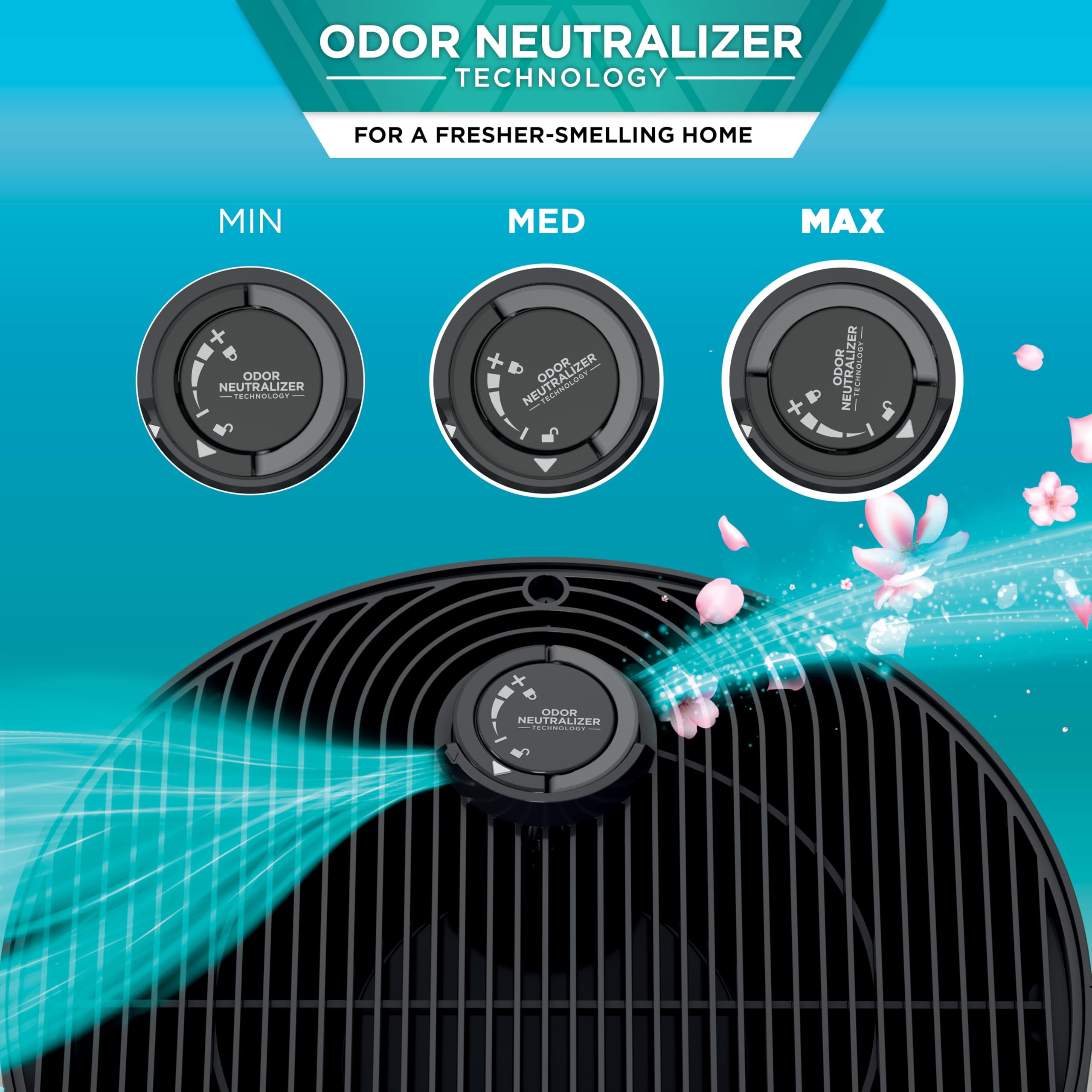 Shark HP232 Odor Neutralizer Technology releasing a fresh scent.