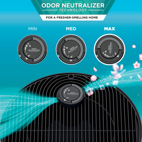 Shark HP232 Odor Neutralizer Technology releasing a fresh scent.