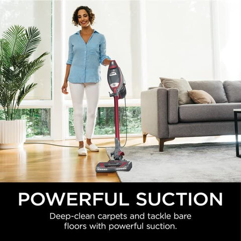 Shark HV370 Rocket Pro handheld conversion enables versatile floor-to-ceiling cleaning.