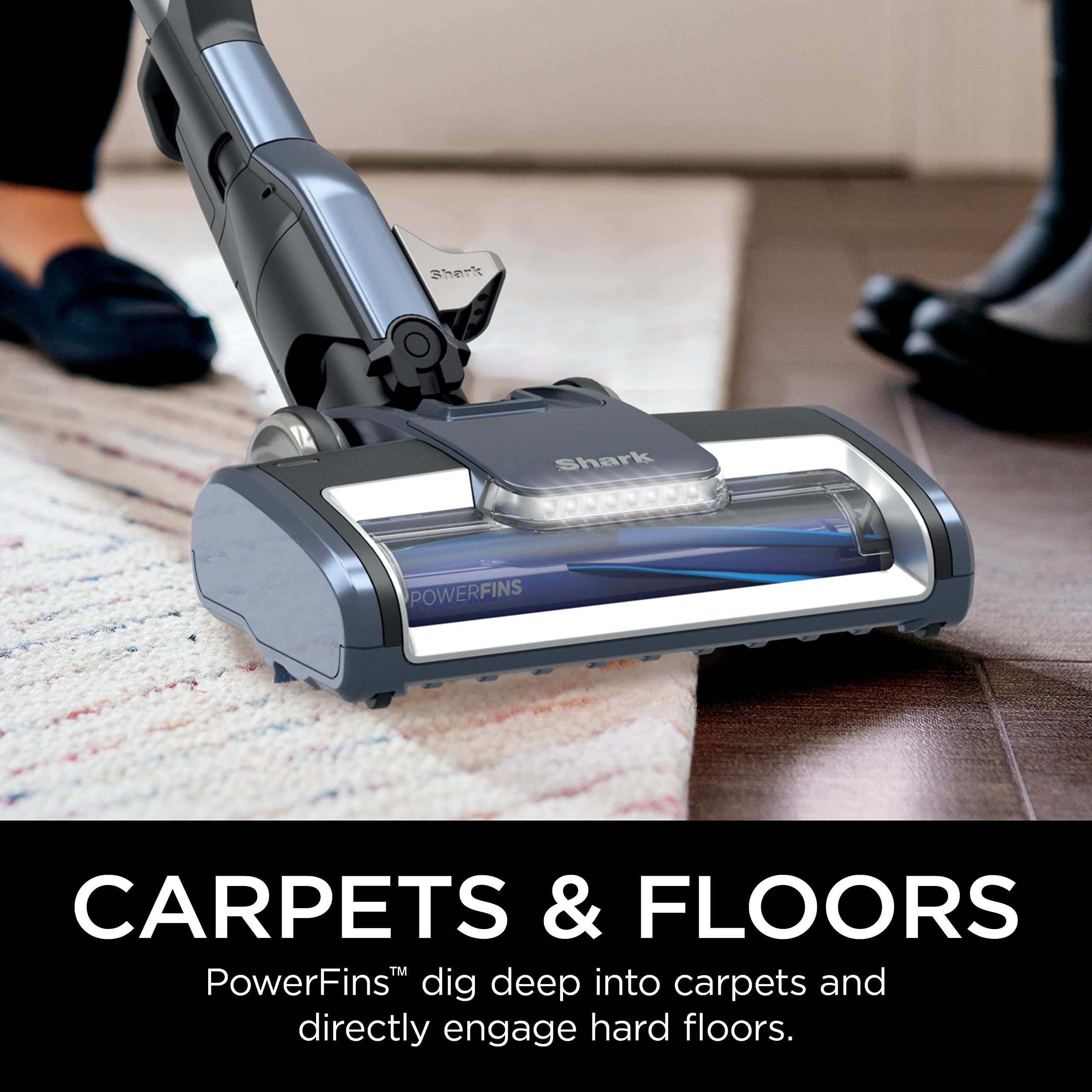 Shark HZ600C Pet Power Brush tackles stubborn hair on upholstery and stairs.