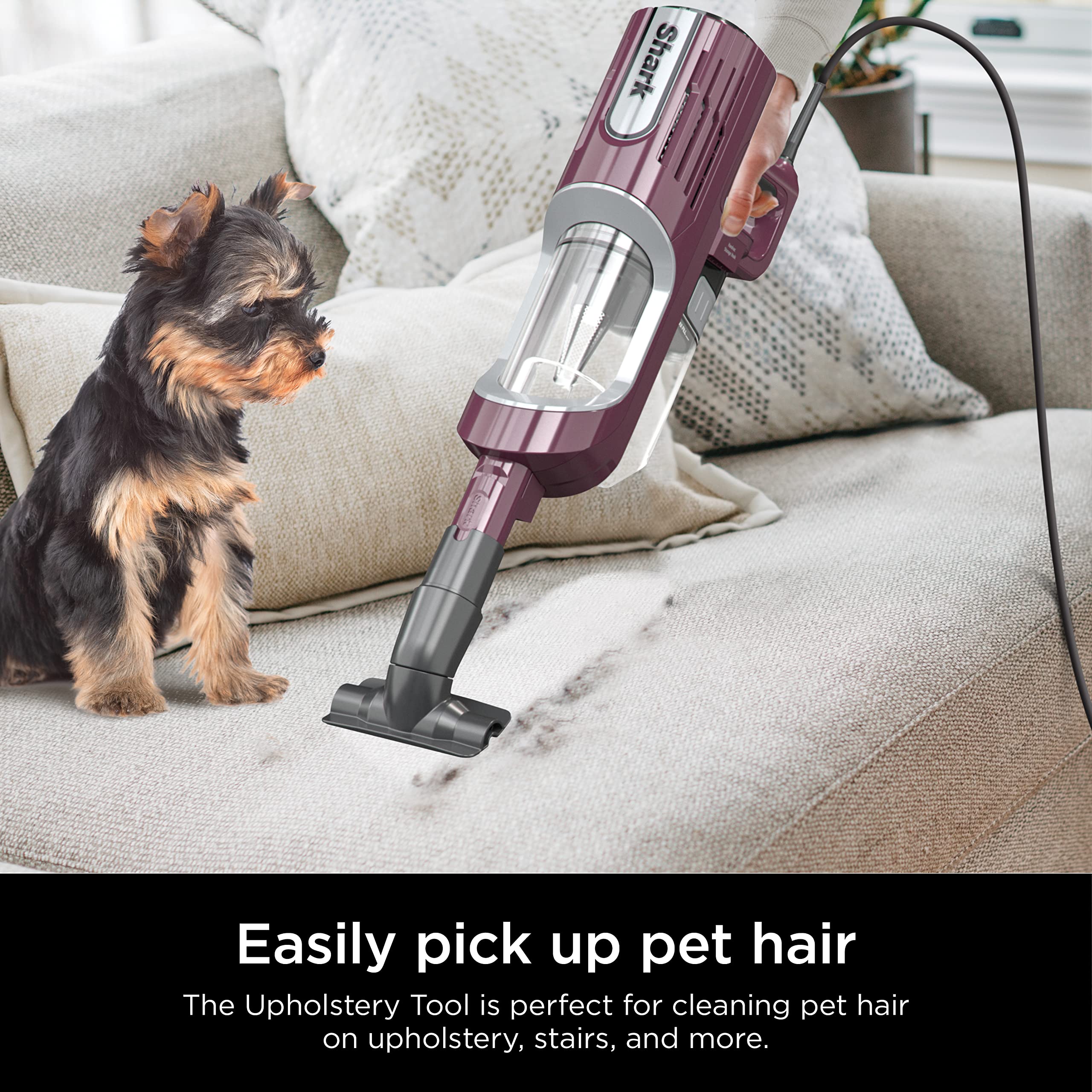 Shark HZ702 corded design delivers constant suction without recharging