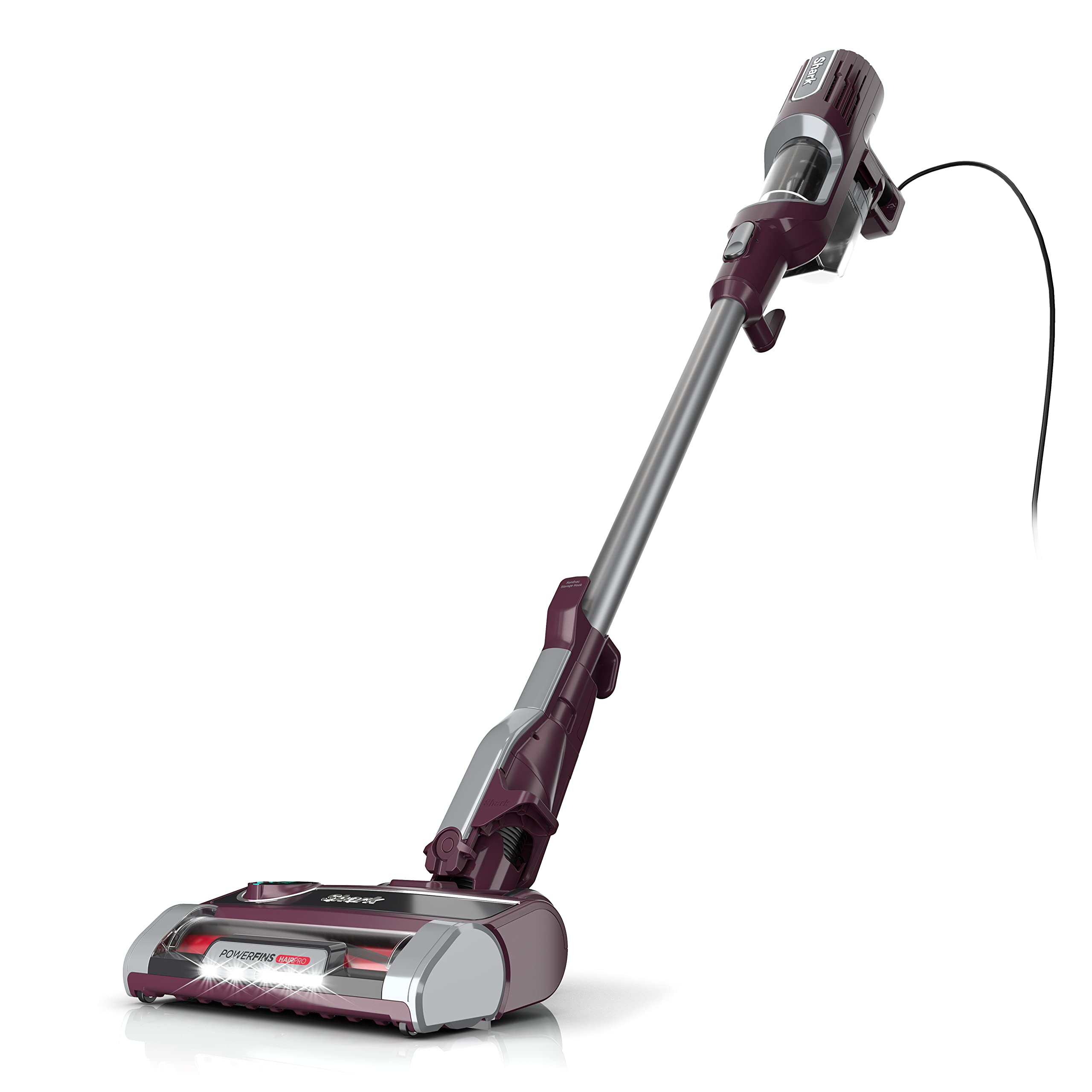 Shark HZ702 Vertex Ultralight on stairs for easy above-floor cleaning