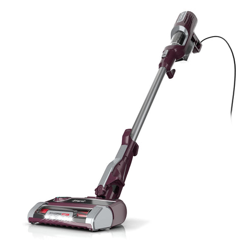 Shark HZ702 Vertex Ultralight on stairs for easy above-floor cleaning