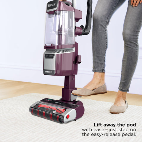 Shark LA702 Anti-Allergen Seal with HEPA traps dust inside
