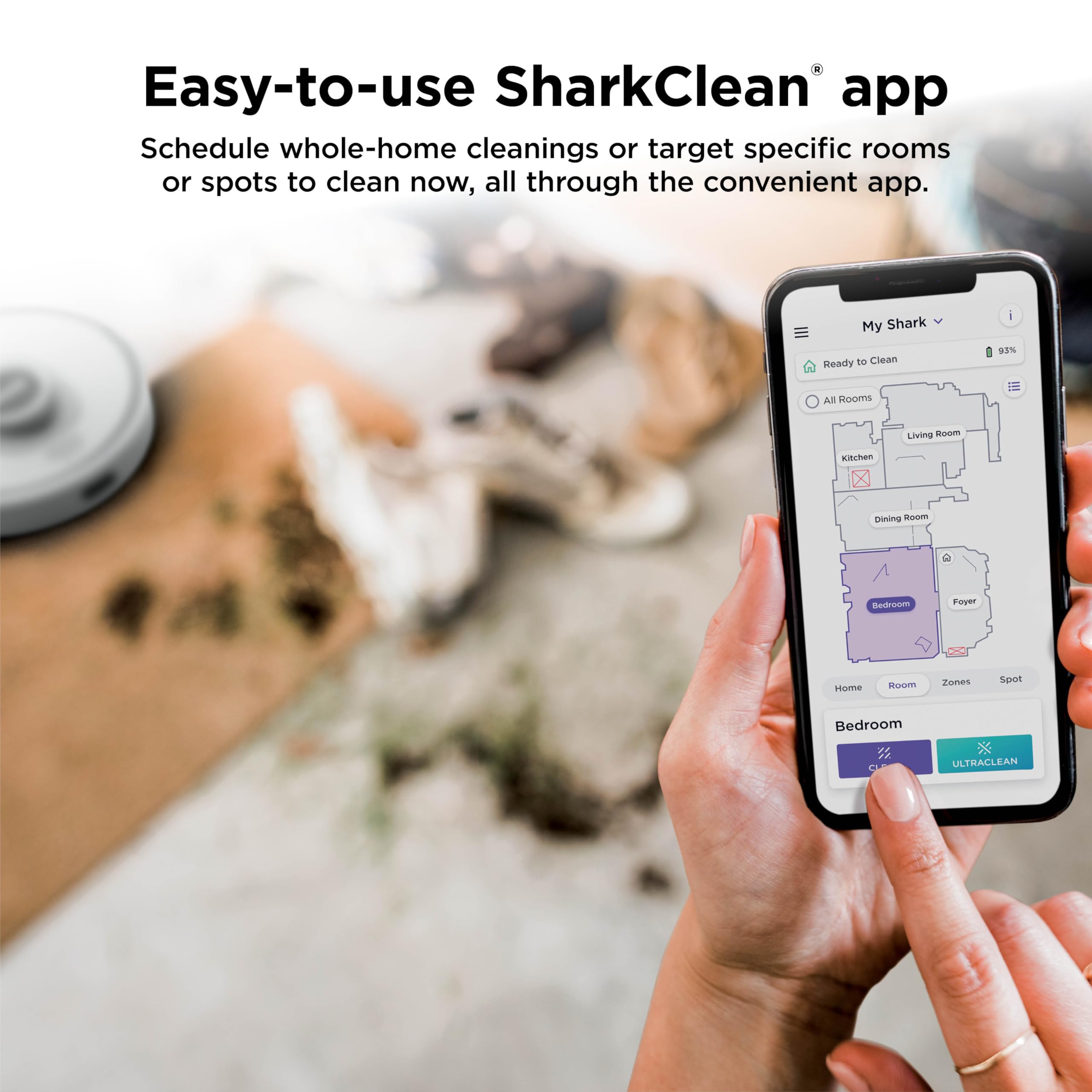 Shark Matrix Clean self-cleaning brushroll preventing hair wrap