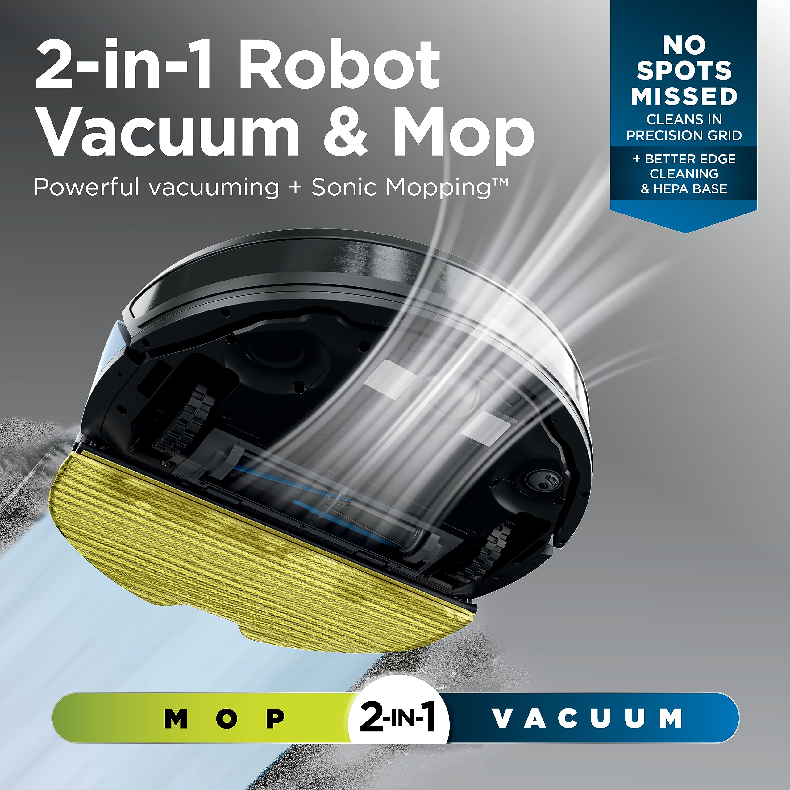 Shark Matrix Plus self-empty base enables long cleaning runs.