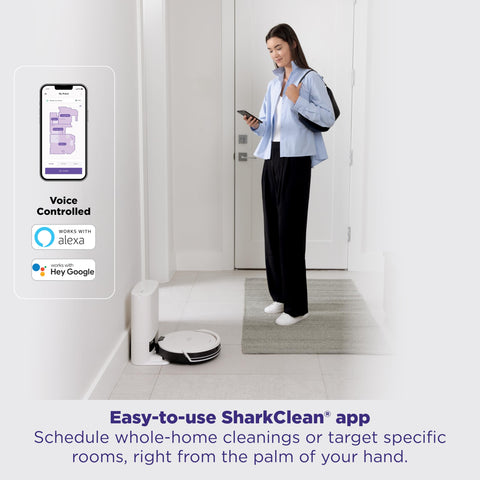 Shark Navigator integrates with Alexa and Google for hands-free control