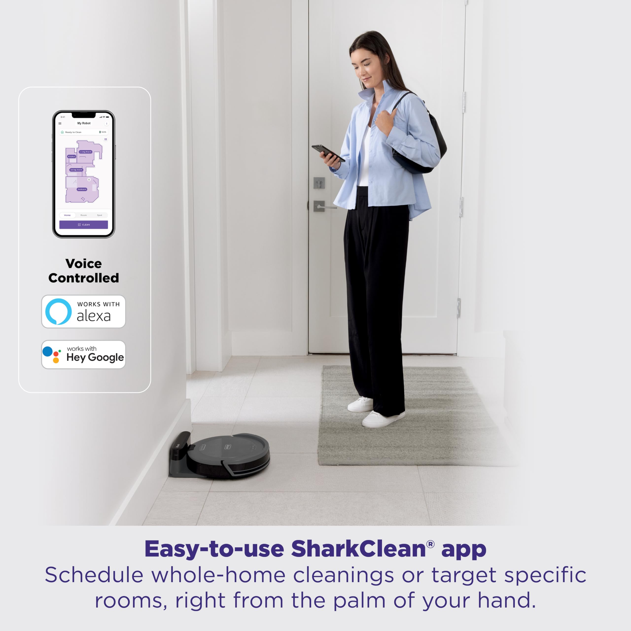 Ideal for homes with pets and mixed floor types.