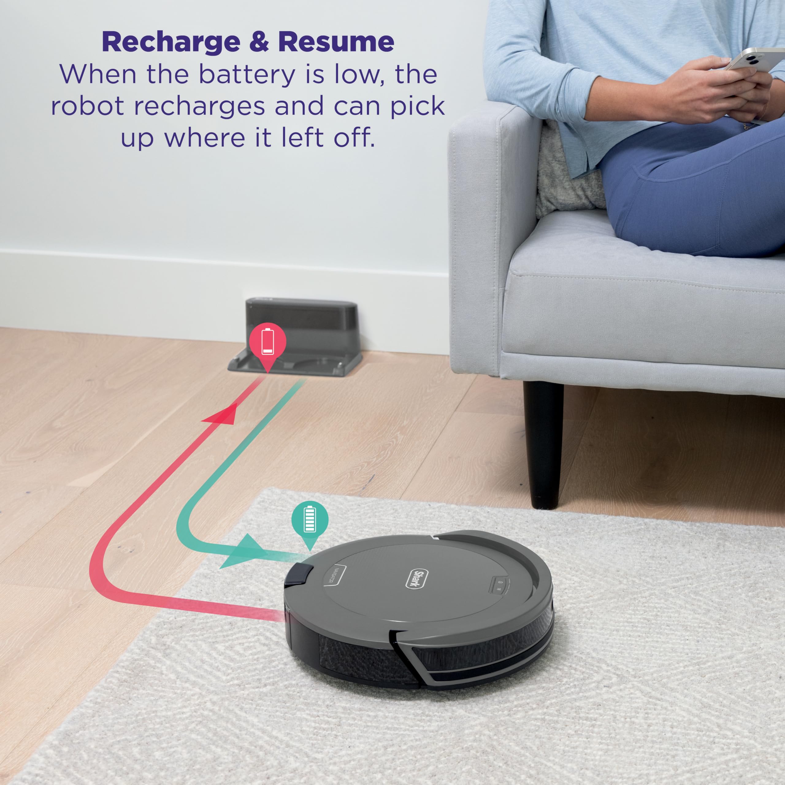 Includes two side brushes for edge-to-edge cleaning.