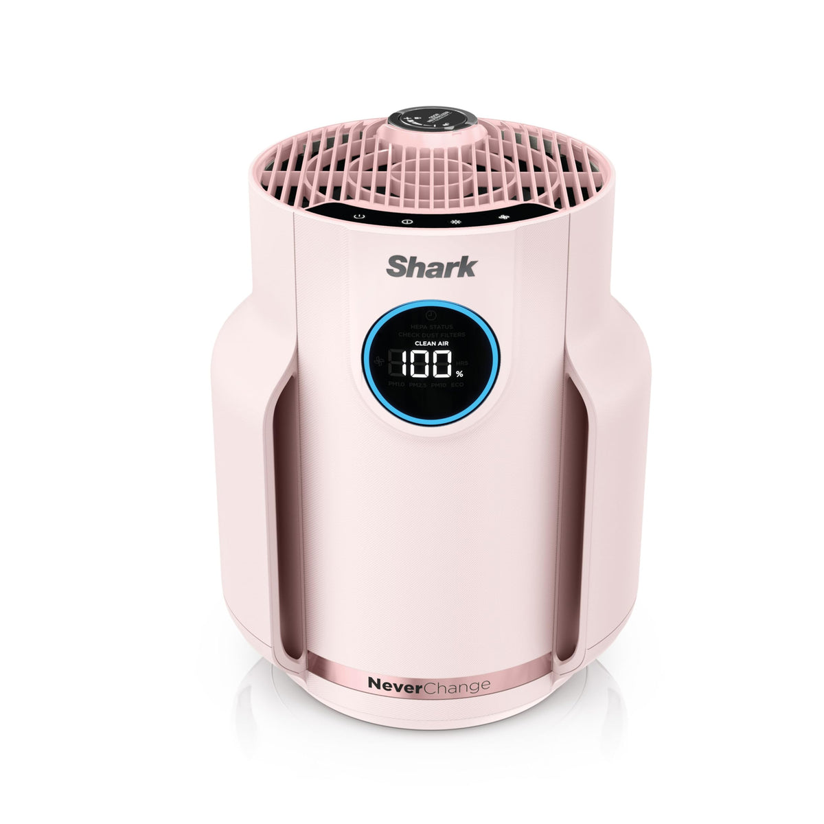 Shark NeverChange Compact Pro in overview showcasing compact design and air-cleaning benefits
