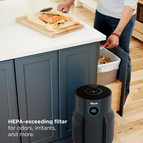 Shark NeverChange HP152 ultra-quiet operation supports restful sleep and focused work.