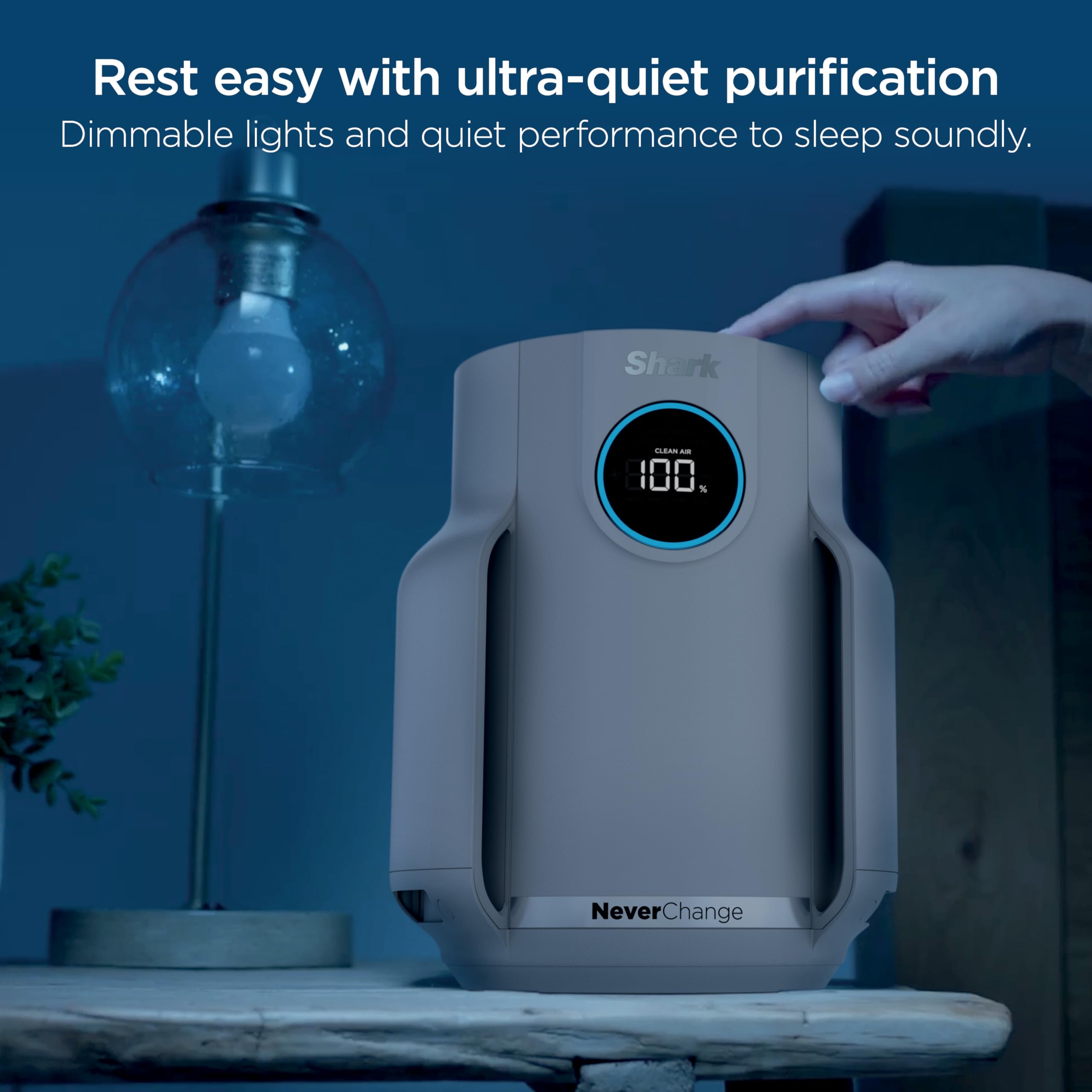 Shark NeverChange Compact Pro home office use keeps air clean for focus.