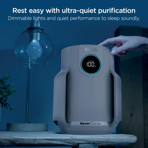 Shark NeverChange Compact Pro home office use keeps air clean for focus.