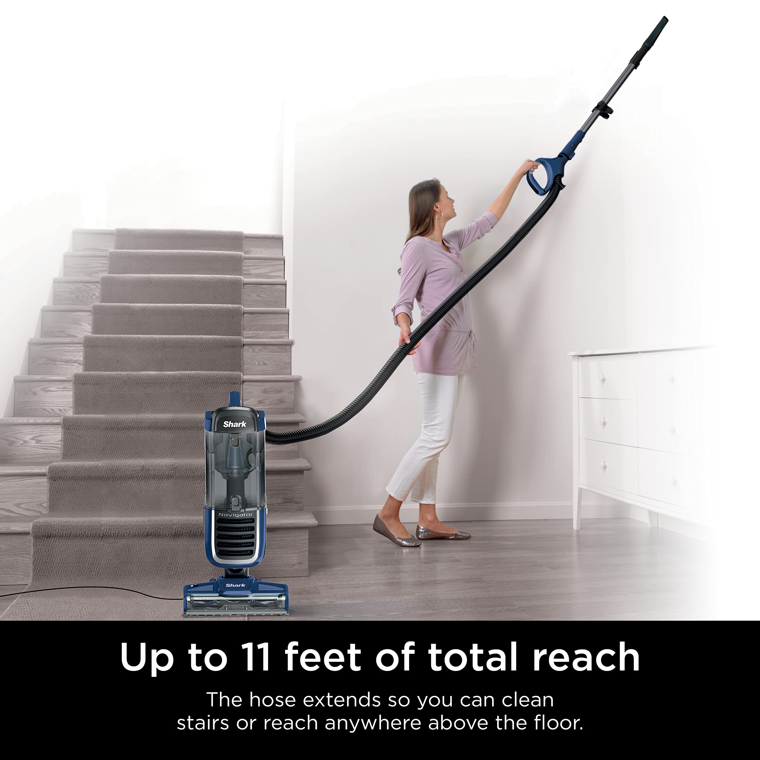 Shark NV151 Anti-Allergen Seal locks dust and pollen inside the unit