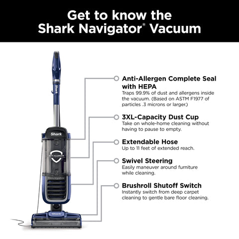 Shark NV151 Multi-surface cleaning on carpets and hard floors