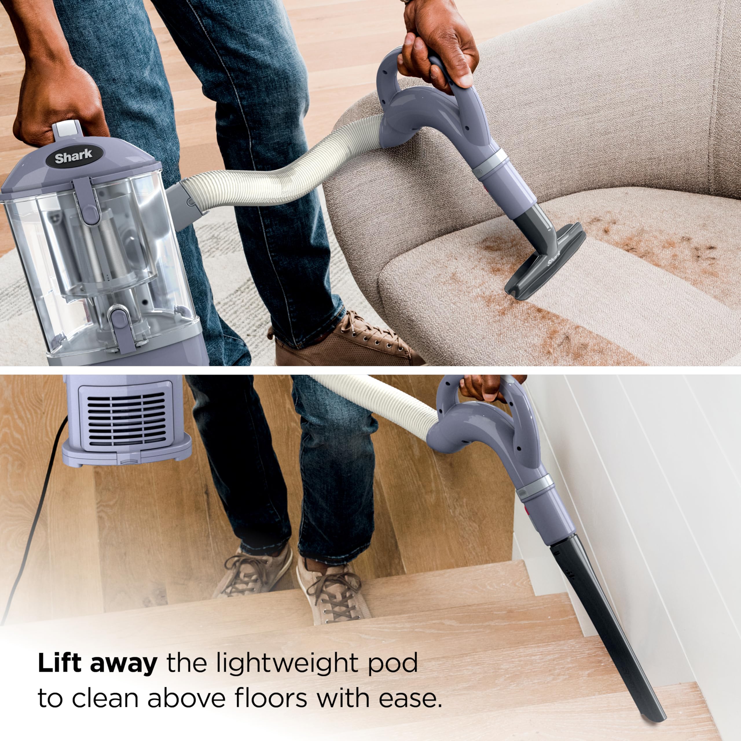 12-inch crevice tool reaching baseboards and corners