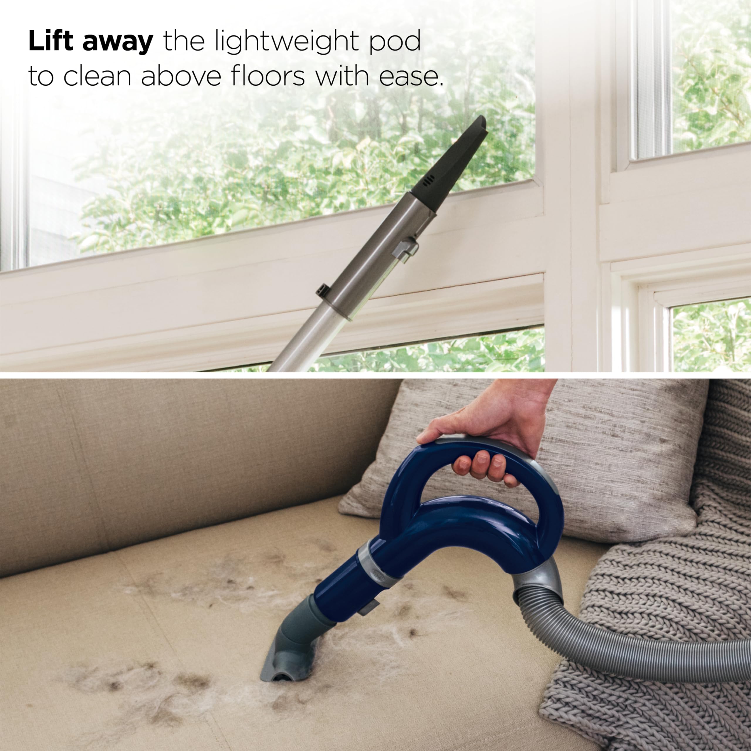 Shark NV360 brushroll shutoff for gentle bare-floor cleaning