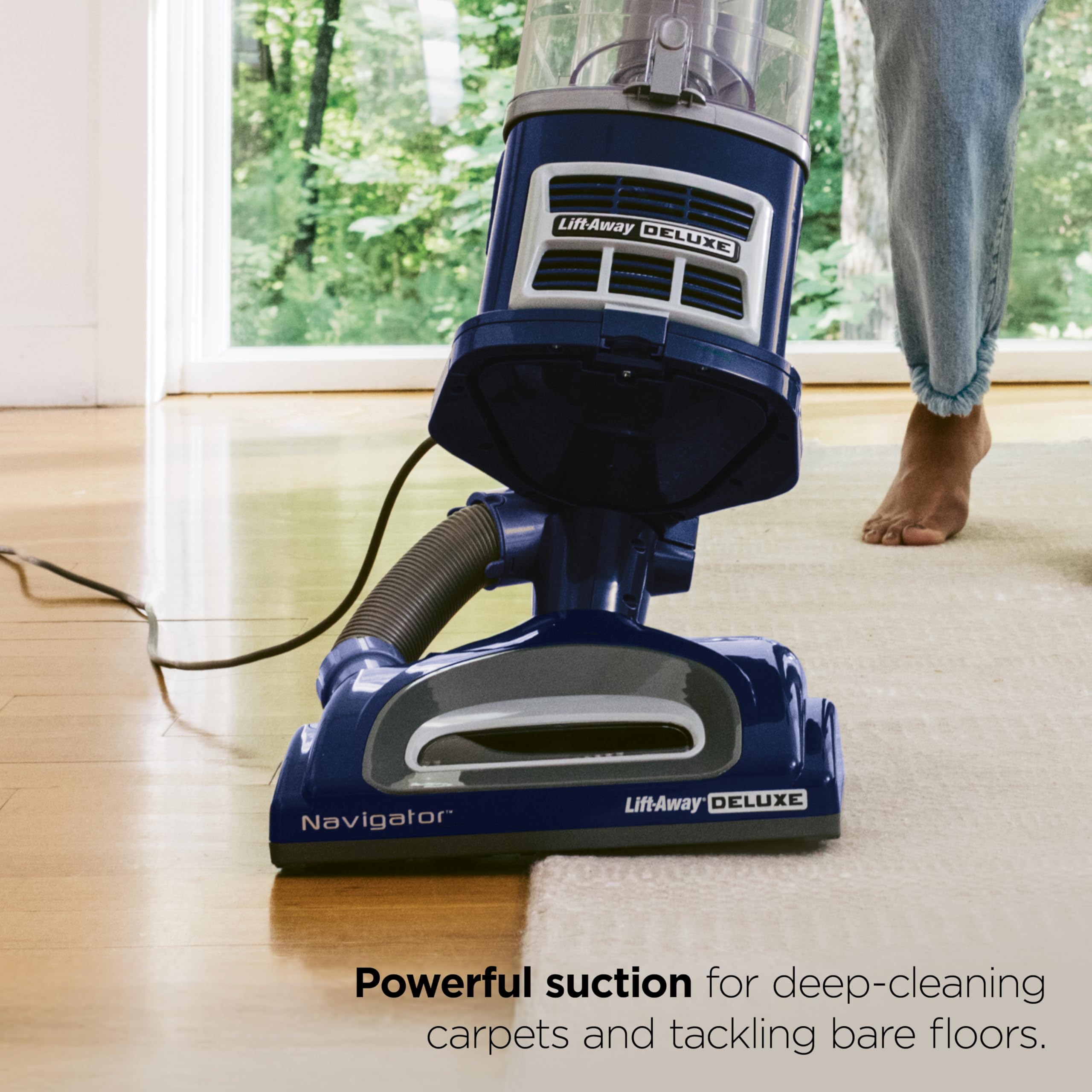 Shark NV360 Lift-Away pod for portable cleaning under furniture