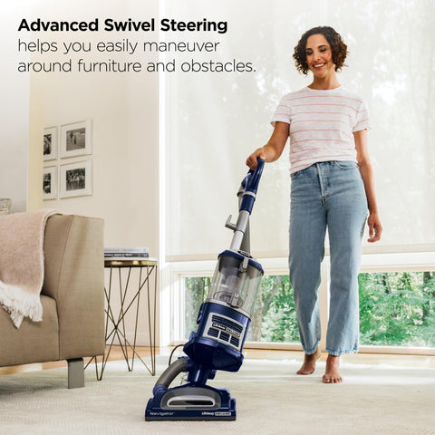 Shark NV360 pet-hair attachments lifting fur from upholstery