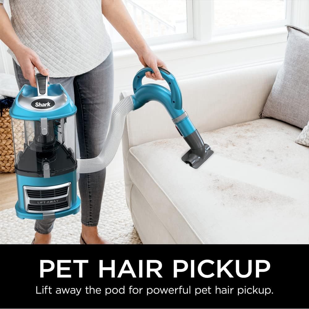 Shark NV380 Navigator teal with crevice tool for tight corners