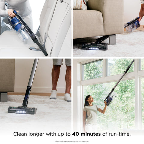 Shark Pet Cordless Stick Vacuum cleans floors and carpets with strong suction.