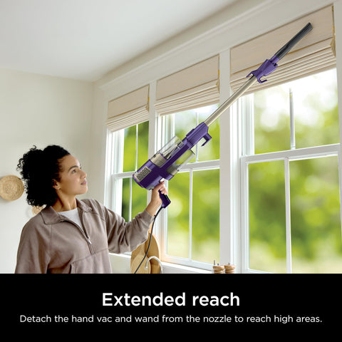 Shark POWERDETECT Anti-Allergen Complete Seal with HEPA traps particles