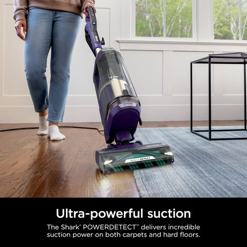 Shark POWERDETECT duo-clean-detect nozzle sensing dirt on floors