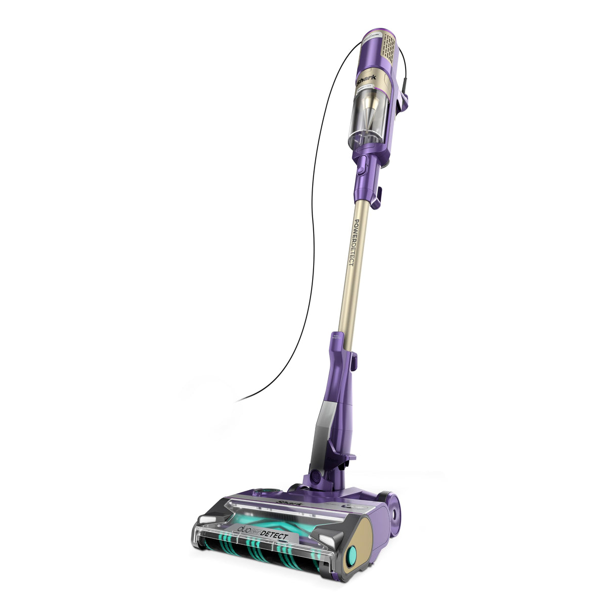 Shark POWERDETECT DuoClean Detect nozzle lifting debris on mixed floors