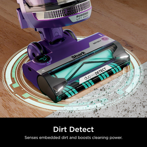 Shark POWERDETECT floor-detect sensors auto-adjusting suction
