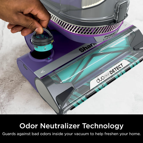Shark POWERDETECT lift-away pod enabling above-floor cleaning