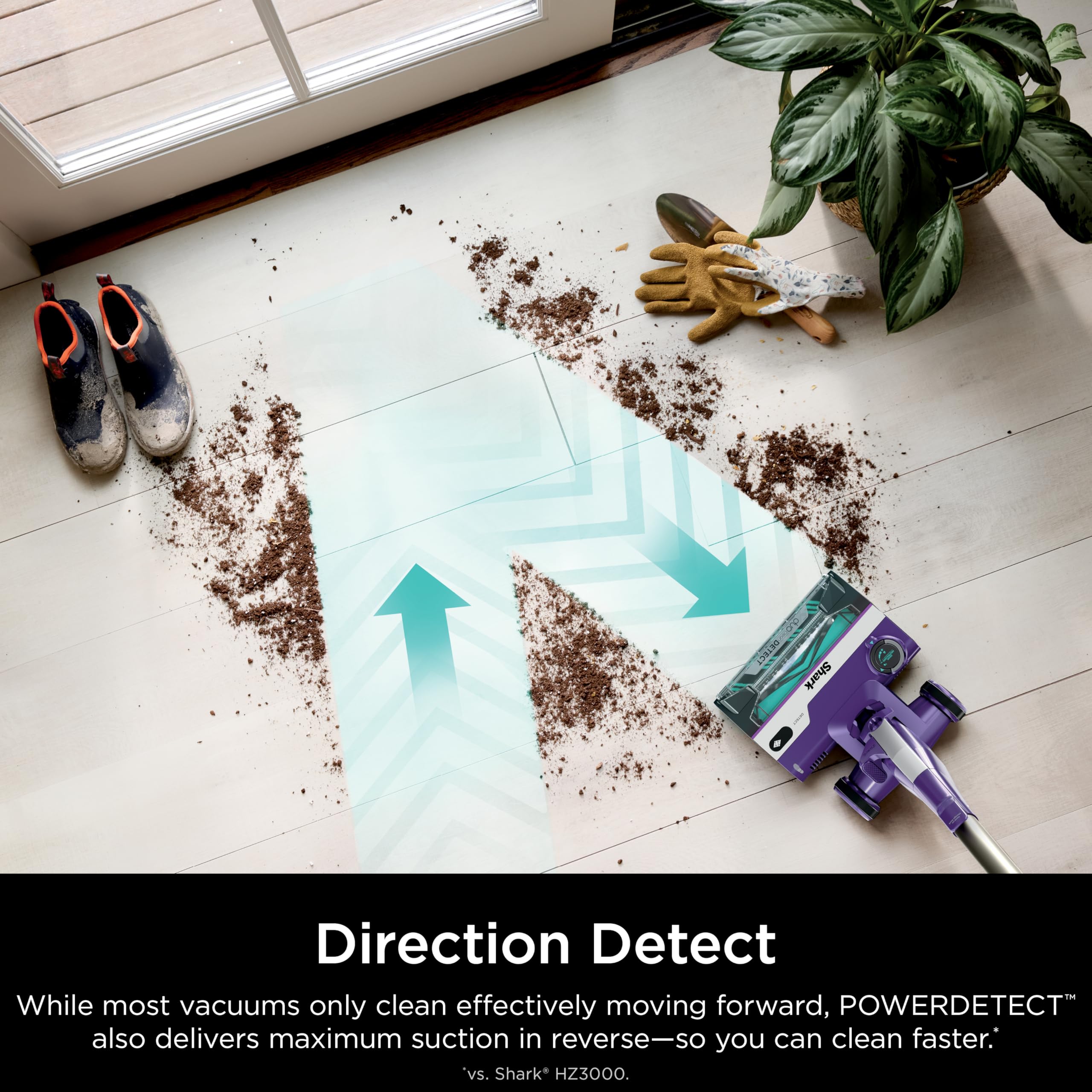 Shark POWERDETECT Odor Neutralizer keeps interior air fresh during use