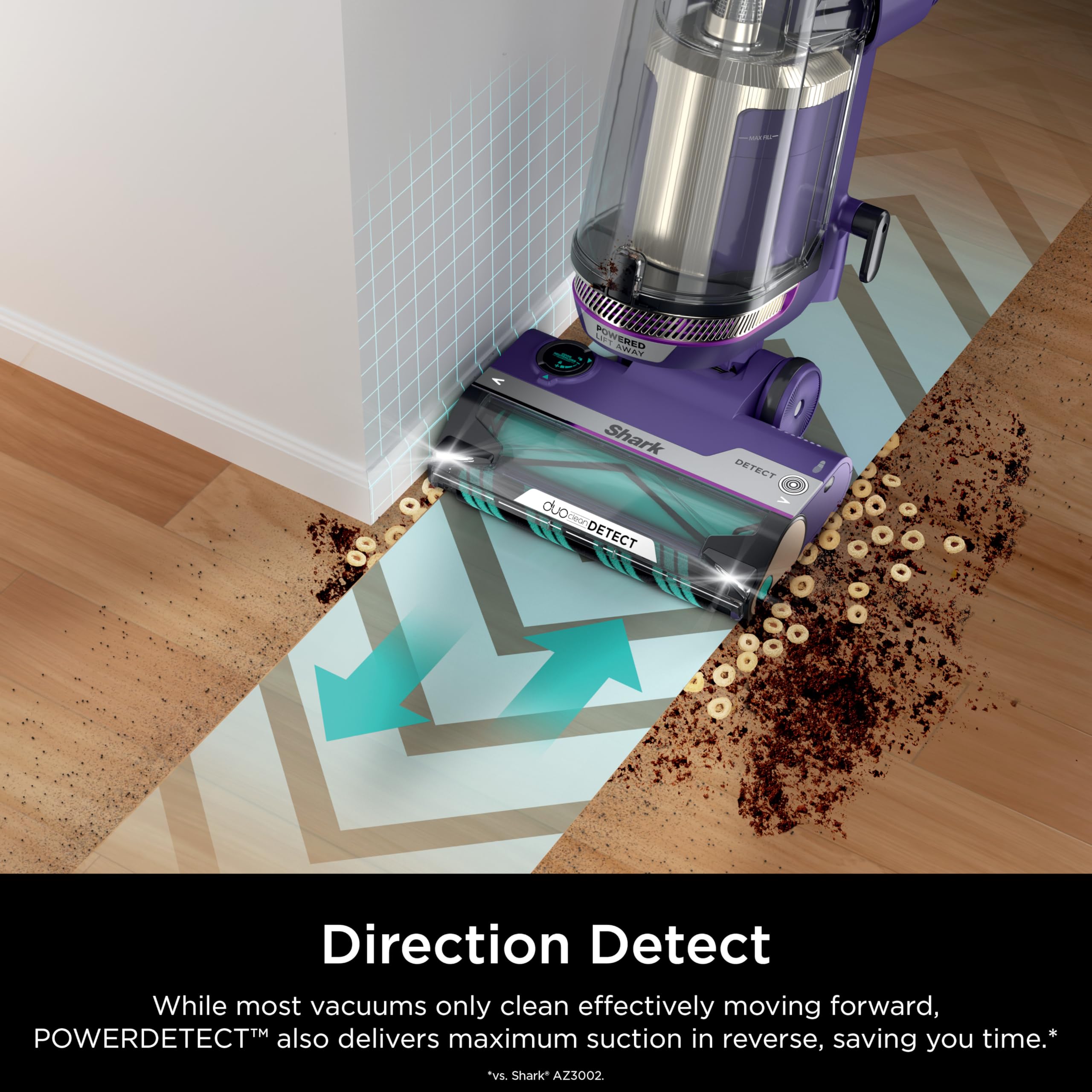 Shark POWERDETECT odor neutralizer technology for a fresher home