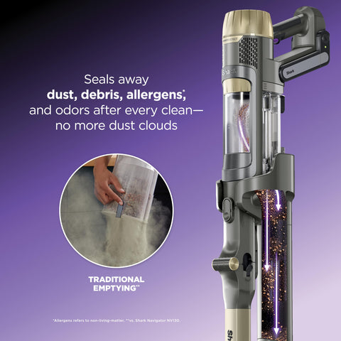 Shark PowerDetect Pet Plus 4x Intelligent Technologies boost suction where dirt is detected.