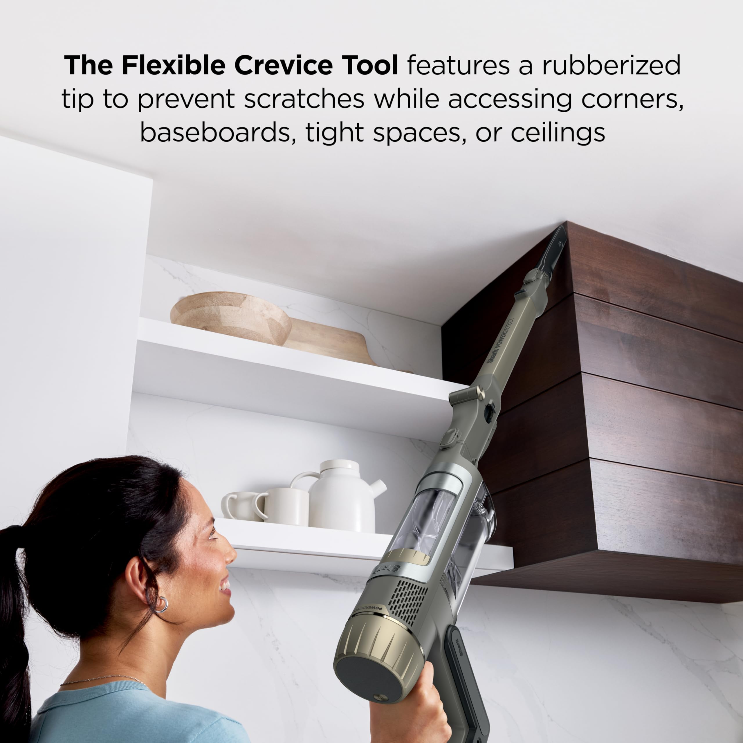 Shark PowerDetect Pet Plus 70-minute runtime enables thorough whole-home cleaning.