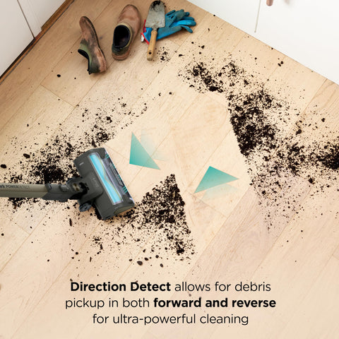 Shark PowerDetect Pet Plus MultiFlex Wand reaches under furniture with flexible storage.